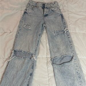 Bershka Vintage Distressed WideLeg-used